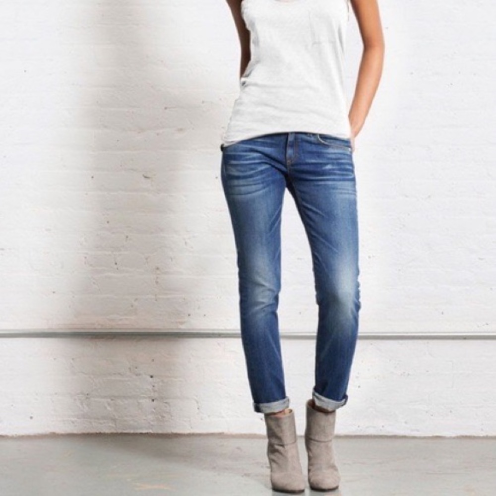 rag & bone Blue Boyfriend Jeans